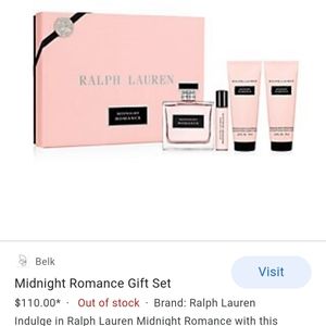 Ralph lauren midnight romance gift set